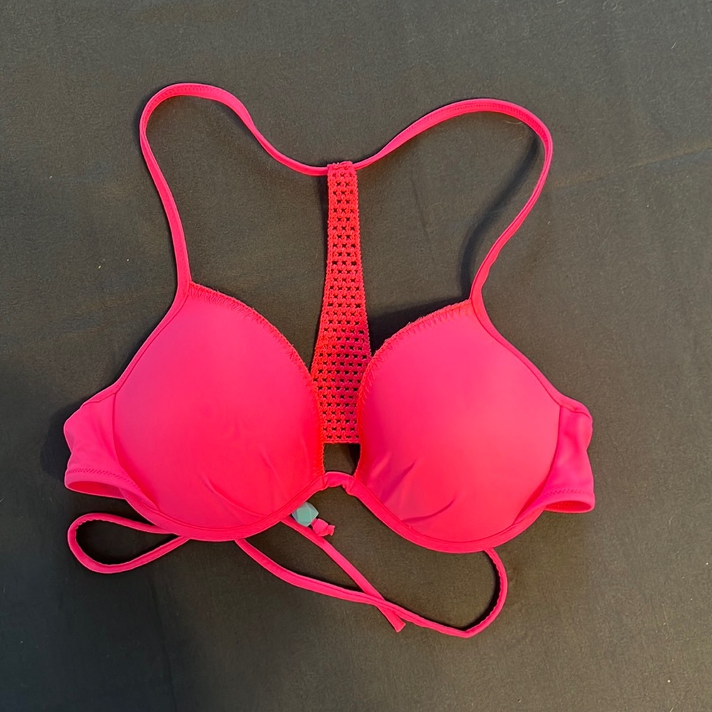 Victoria Secret 34C lined wired bikini top